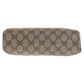 GUCCI Shoulder Bag 001 904 2018 GG Supreme Canvas Beige Brown Gold Metal Old Gucci Shelly Line