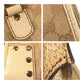 GUCCI Tote Bag 124260 canvas Ivory Gold GG canvas studs