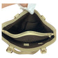 GUCCI Tote Bag 17004 GG canvas Beige White Gold Metal Abbey
