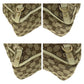 GUCCI Tote Bag 17004 GG canvas Beige White Gold Metal Abbey