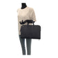 PRADA Business bag leather Navy SilverMetal Safiano Triangle With logo
