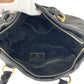 PRADA Shoulder Bag BN1903 leather Black GoldMetal logo