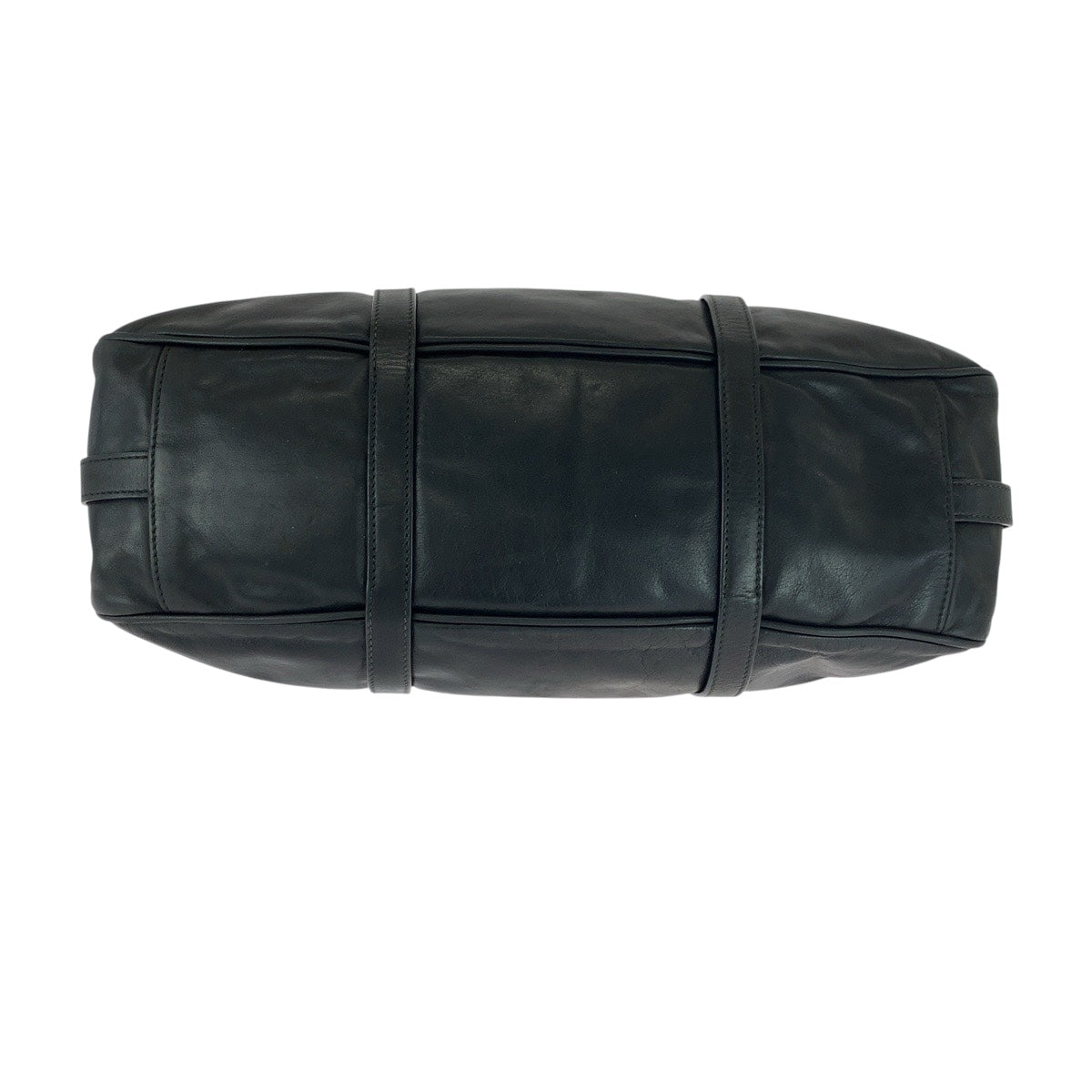 PRADA Shoulder Bag BN1903 leather Black GoldMetal logo