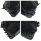 PRADA Shoulder Bag BN1903 leather Black GoldMetal logo