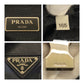 PRADA Shoulder Bag Nylon Green Blue Black Silver Metal Test Triangle With logo