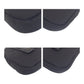PRADA Pouch Nylon Black Silver Test Triangle With logo