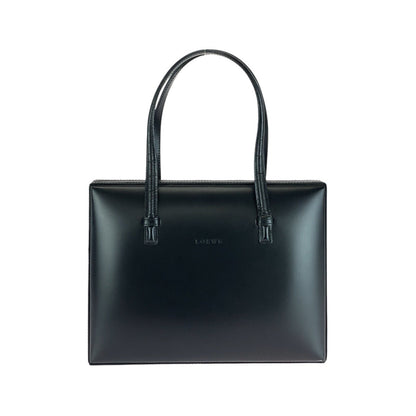 LOEWE Handbag leather Black GoldMetal