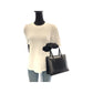 LOEWE Handbag leather Black GoldMetal