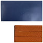 PRADA Long Wallet Purse leather Navy SilverMetal Safiano Triangle With logo
