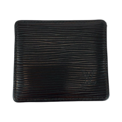 LOUIS VUITTON Coin case M63692 Epi Leather black Epi Porto Monet Bowat