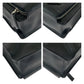 PRADA Tote Bag leather black Safiano Triangle With logo