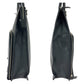 PRADA Tote Bag leather black Safiano Triangle With logo