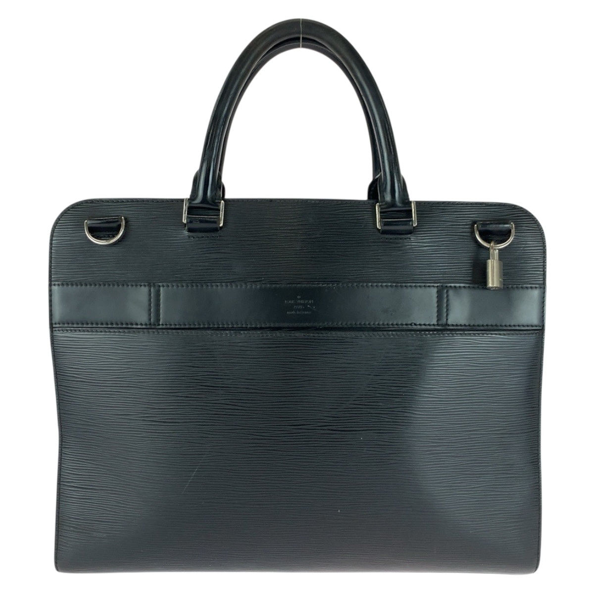 LOUIS VUITTON Business bag M54022 Epi Leather black Epi Bassano GM