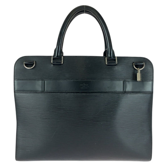 LOUIS VUITTON Business bag M54022 Epi Leather black Epi Bassano GM