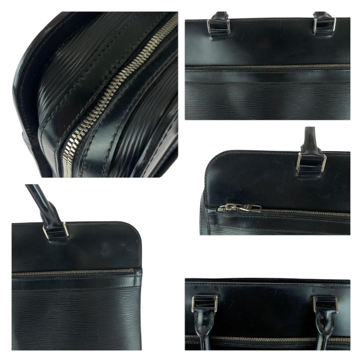 LOUIS VUITTON Business bag M54022 Epi Leather black Epi Bassano GM