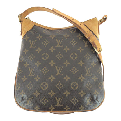 LOUIS VUITTON Shoulder Bag M56390 PVC Brown Gold Metal Monogram Odeon PM