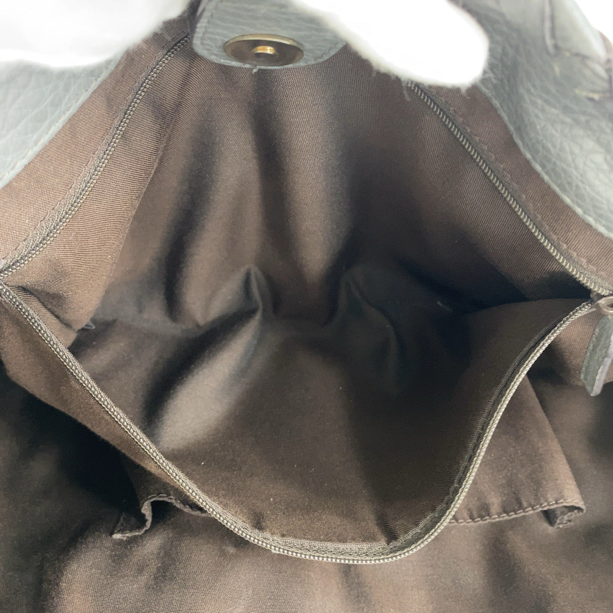 GUCCI Tote Bag 354665 leather Grey SilverMetal Bamboo