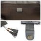 GUCCI Tote Bag 354665 leather Grey SilverMetal Bamboo