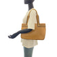 GUCCI Tote Bag 73983 leather Beige Brown SilverMetal Sherry