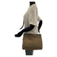 GUCCI Shoulder Bag 120811 GG canvas Brown Beige SilverMetal