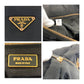 PRADA Tote Bag Nylon Black GoldMetal Test Triangle With logo