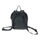 PRADA Backpack B1197F Nylon Black SilverMetal Test Triangle With logo