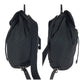 PRADA Backpack B1197F Nylon Black SilverMetal Test Triangle With logo