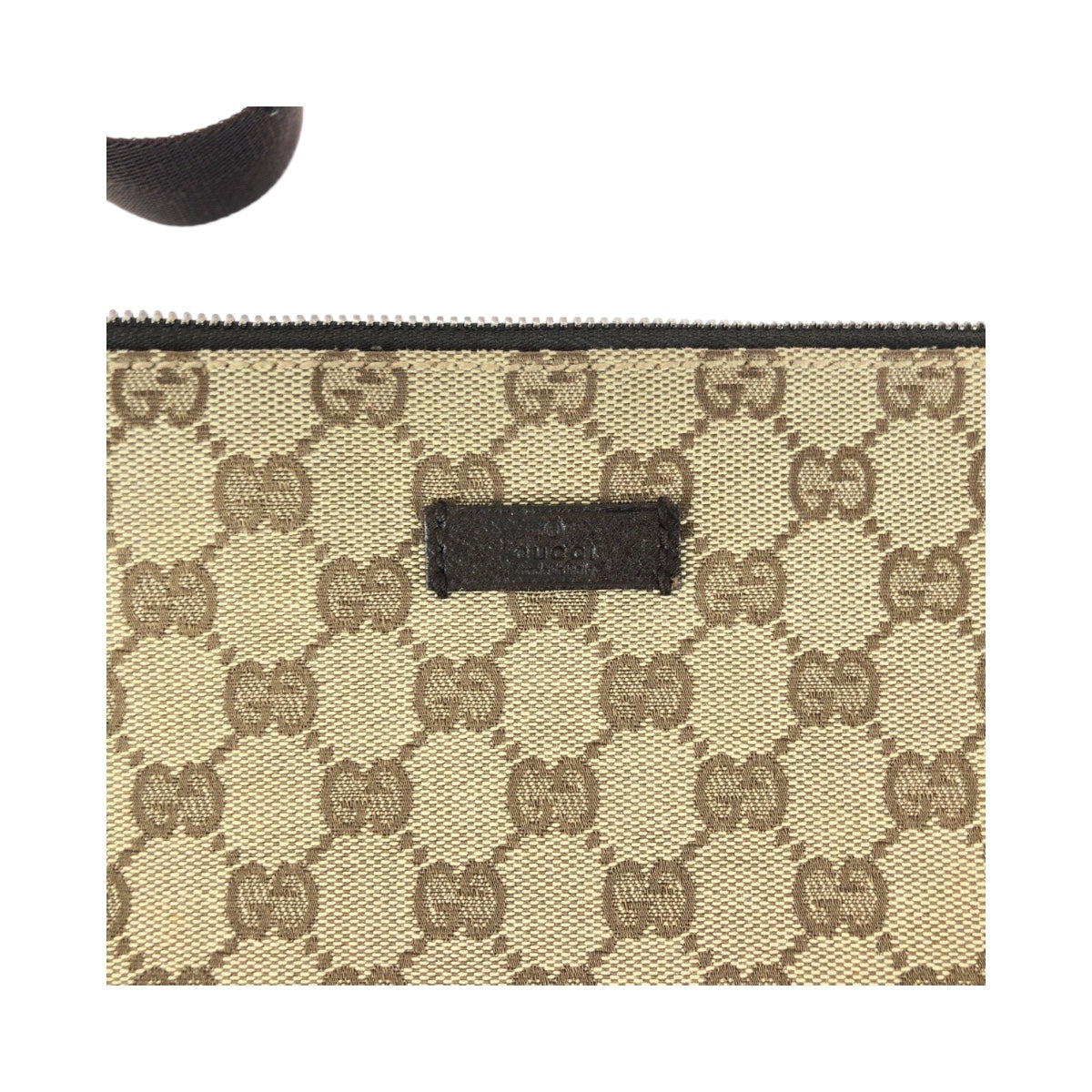 GUCCI Shoulder Bag 114273 GG canvas Beige Brown SilverMetal