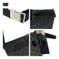 GUCCI Waist bag 23566 GG canvas Black SilverMetal