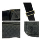 GUCCI Waist bag 23566 GG canvas Black SilverMetal