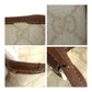 GUCCI Business bag 189899 PVC Brown Ivory Gold Metal GG plus