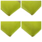 PRADA Tote Bag canvas Beige Green SilverMetal Triangle With logo