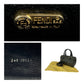 FENDI Shoulder Bag PVC Brown Gold Metal Zucca Pattern