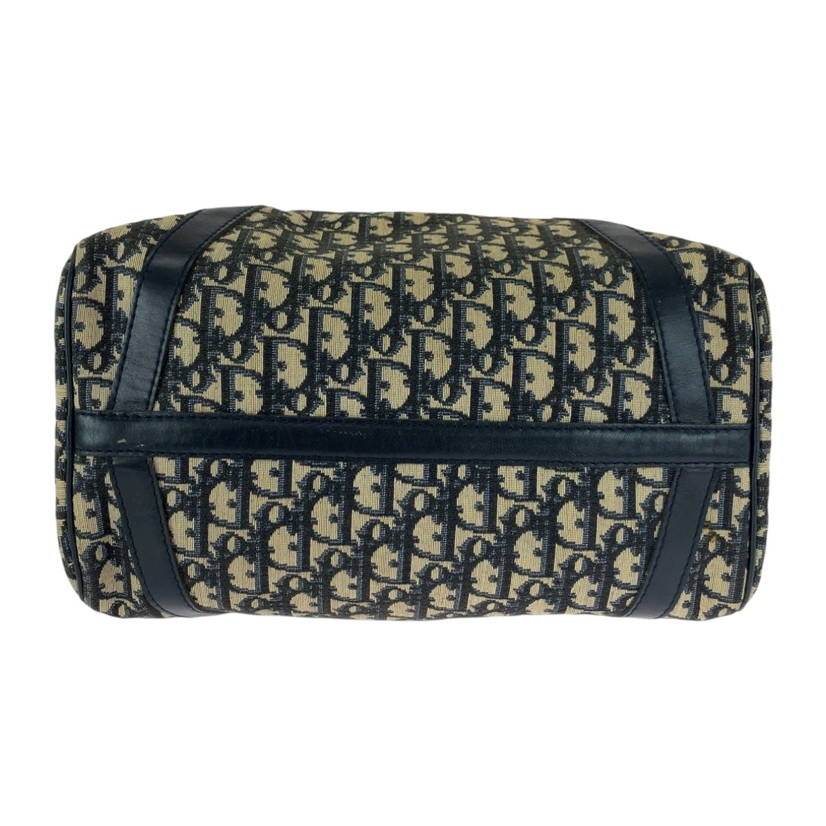 Dior Handbag canvas Navy Ivory Trotter
