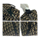 Dior Handbag canvas Navy Ivory Trotter