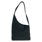 PRADA Shoulder Bag Nylon Black Silver Test Triangle With logo asymmetrical