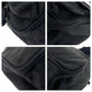 PRADA Shoulder Bag Nylon Black Silver Test Triangle With logo
