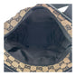 GUCCI Tote Bag 019 0402 GG canvas Beige black brown GG canvas