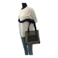 GUCCI Tote Bag 019 0402 GG canvas Beige black brown GG canvas