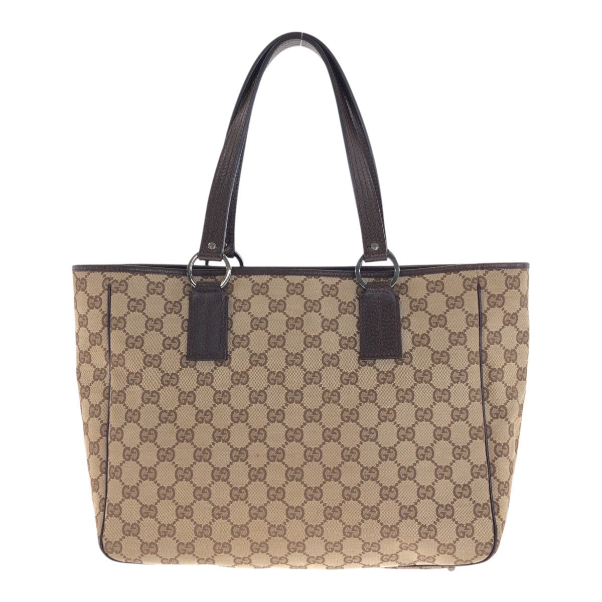 GUCCI Tote Bag 113017 GG canvas Beige brown GG canvas