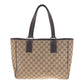 GUCCI Tote Bag 113017 GG canvas Beige brown GG canvas