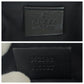 GUCCI Clutch bag 162792 leather Black SilverMetal Guccisima