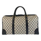 GUCCI Boston Duffel bag GG Supreme Canvas Gray navy