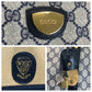 GUCCI Boston Duffel bag GG Supreme Canvas Gray navy