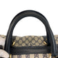 GUCCI Boston Duffel bag GG Supreme Canvas Gray navy
