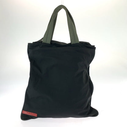 PRADA Tote Bag Nylon Black SilverMetal PRADA Sports