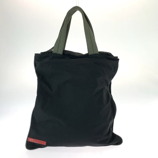 PRADA Tote Bag Nylon Black SilverMetal PRADA Sports