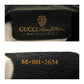 GUCCI Shoulder Bag 68 001 3654 PVC Navy Gold Metal Sherry line Old Gucci