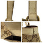 GUCCI Tote Bag 146247 GG canvas Beige Ivory Gold Metal Abbey