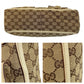 GUCCI Tote Bag 146247 GG canvas Beige Ivory Gold Metal Abbey